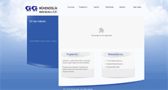 Desktop Screenshot of ggmuhendislik.com.tr